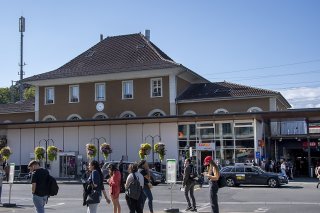 Le bâtiment historique de la gare de Morges doit être remplacé par un nouvel immeuble (archives).