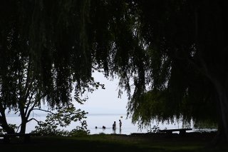 Lors des fortes chaleurs, la vigilance est recommandée dans les eaux stagnantes ou en présence de dépôts à la surface de l'eau. (Image d'illustration)