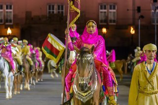 La Cavalerie royale et la Garde royale d'Oman ont déjà participé à la première du Basel Tattoo vendredi soir.