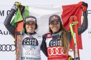 Federica Brignone et Sofia Goggia