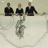 Selon l'Office fédéral de la culture, l'oeuvre, qui s'intitule "Früchte tragen", souligne les interdépendances et l'importance de la solidarité dans un contexte marqué par la maladie, les conflits et le réchauffement climatique.