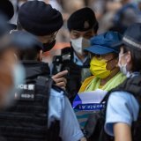 La police a interpellé plusieurs personnes à Hong Kong.