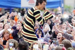 Harry Styles a connu la gloire à l'adolescence au sein de One Direction, l'un des groupes d'adolescents ayant vendu le plus de disques dans le monde (archives).