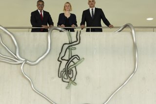 Selon l'Office fédéral de la culture, l'oeuvre, qui s'intitule "Früchte tragen", souligne les interdépendances et l'importance de la solidarité dans un contexte marqué par la maladie, les conflits et le réchauffement climatique.