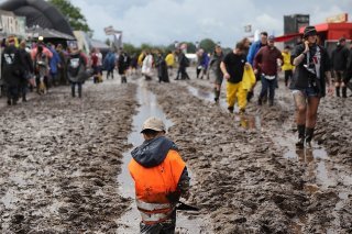 sale temps pour un festival.