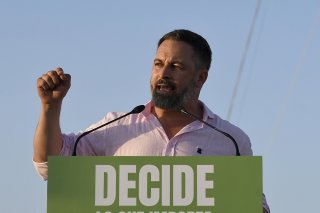 Santiago Abascal n'exige désormais plus que son parti Vox entre au gouvernement (archives).