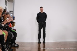 Kevin Germanier lors de la Fashion Week de Paris en mars 2023.