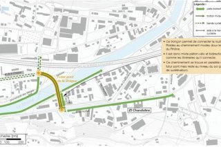 Le pont de la Drague : situation